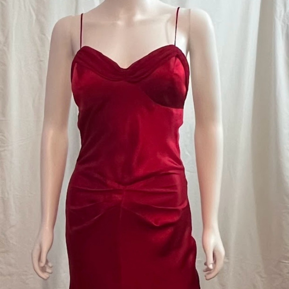 Dina Be Red Asymmetrical Dress